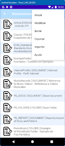 OpenProdoc Mobile Screen 3