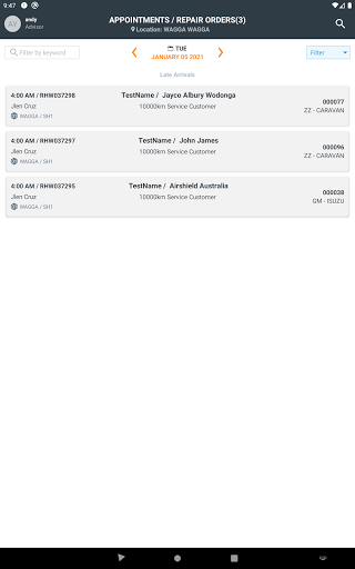 DealerPRO Service Concierge Screen 2