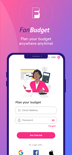 Android application Fan Budget screenshort