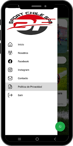 Android application 3F Sport Chile screenshort