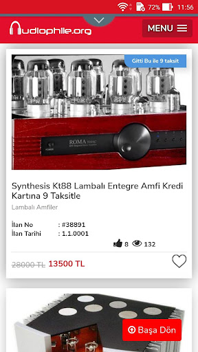 High End Audio Classifieds Screen 2