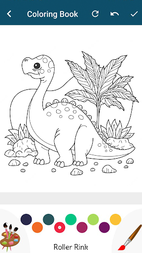 Dinosaur World Coloring Book