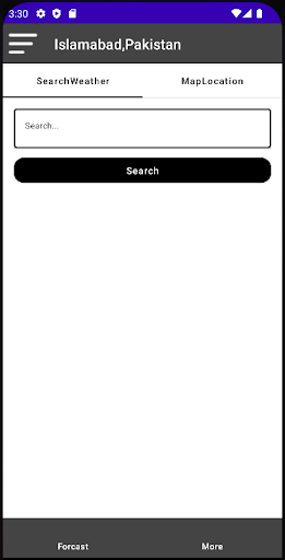 WeatherForcast Screen 2