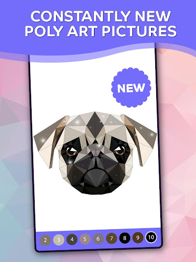 Poly Art Coloring by Numbers Screen 3