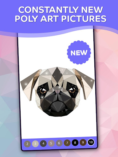 Polyart Coloring by Numbers 3.1 screenshots 3