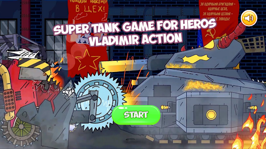 Super Tank Cartoon Rumble Game