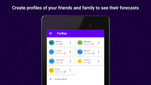 Screenshot of Horoscope