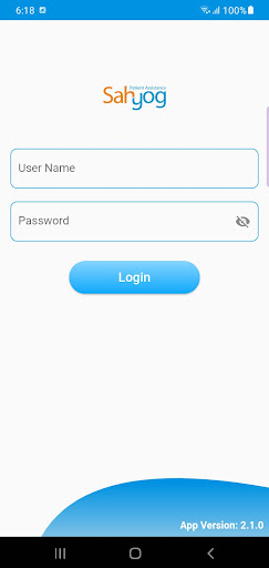Android application Sahyog screenshort