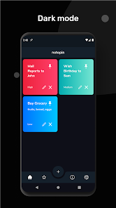 Captura de Pantalla 4 notepin - Notes in notificatio android