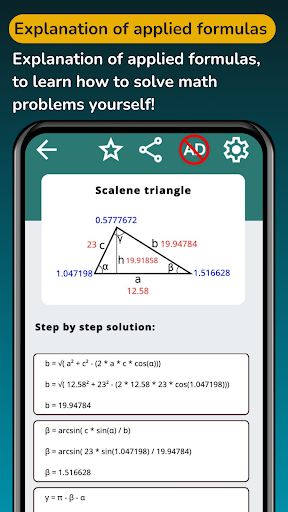 Geometry solver & Trig solver screenshot 21