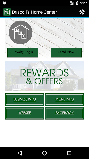 Android application Driscoll's Home Center screenshort