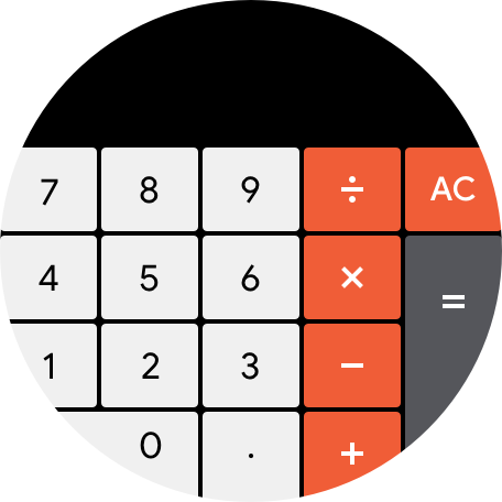 Mobvoi Calculator Screen 3