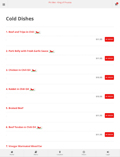 Pin Wei King of Prussia Online Ordering