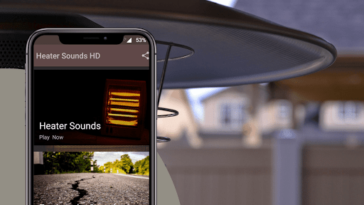 Android application Heater Sounds - White Noise screenshort