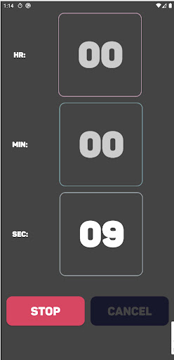 Stopwatch Screen 3