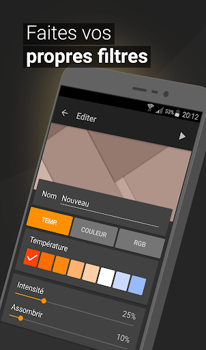 Filtre de lumière bleue apk cheap