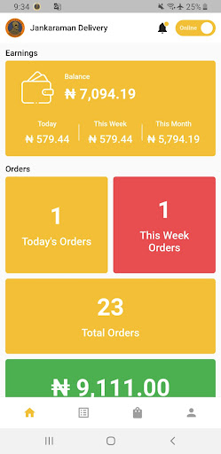 Android application Jankaraman Shipping Agent app screenshort