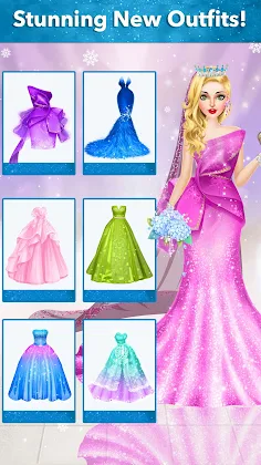 Ice Princess Wedding Dress Up - Screenshot 4