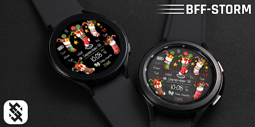 BFF41- Merry Christmas Socks screenshot 5