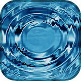 Animated water background icon