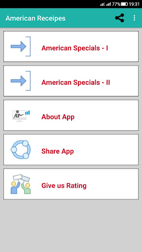 Android application American Food Court screenshort