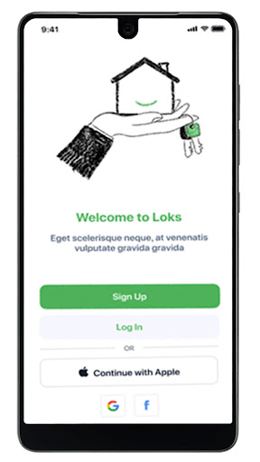 Android application Loks screenshort