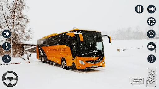 Android application Tourist Bus Game Simulator 3D screenshort