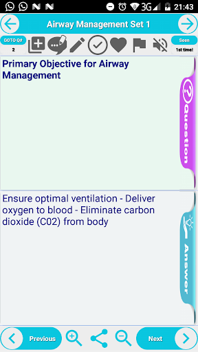 Airway Management Test Review Screen 2
