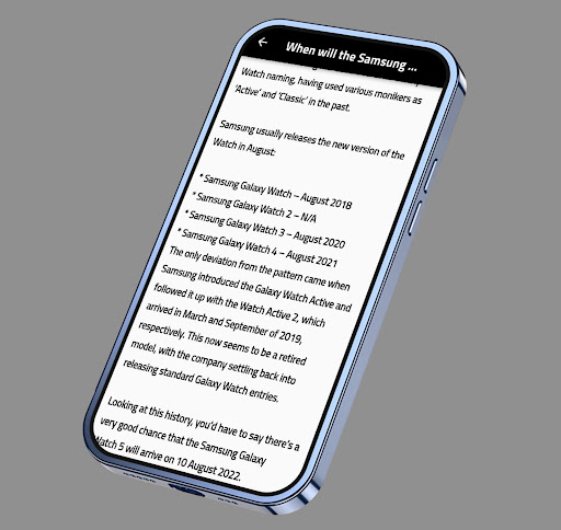 App preview