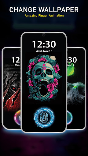 Fingerprint Lock Animation App