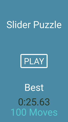 Android application Slider Puzzle screenshort