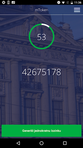 Android application PBS mToken screenshort