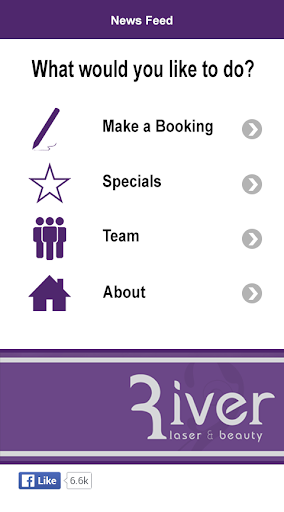 Android application River Beauty screenshort