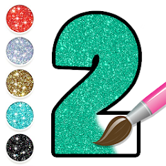 Glitter Number & ABC Coloring MOD