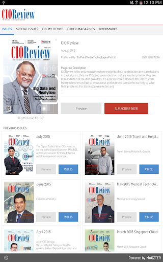 Android application CIO Review screenshort