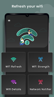 Wifi Refresh & Signal Strength Tangkapan layar