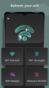 Wifi Refresh & Signal Strength Screenshot