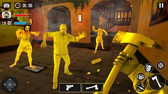 Game screenshot Golden Zombie Shooting Game 3D mod apk