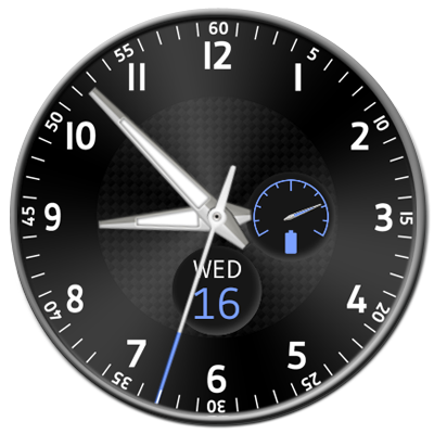 12-24h Analog Watch Face Pack