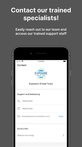 Exposure Virtual Tours Screen 3