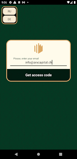 Android application ARX Capital screenshort