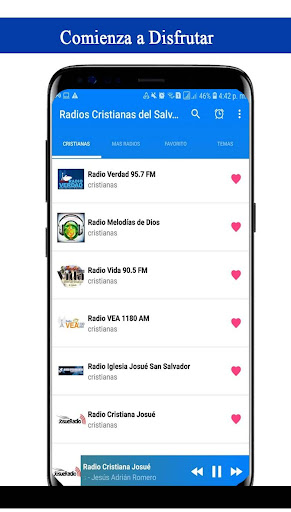 Radios Cristianas del Salvador Screen 3