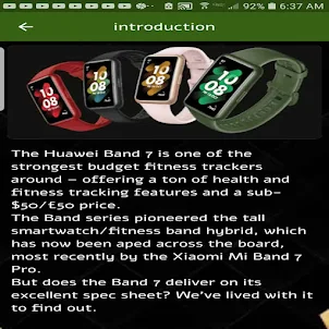Huawei watch Band 7 Pro guide