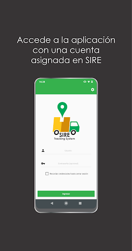 Android application Ruteo de entregas screenshort