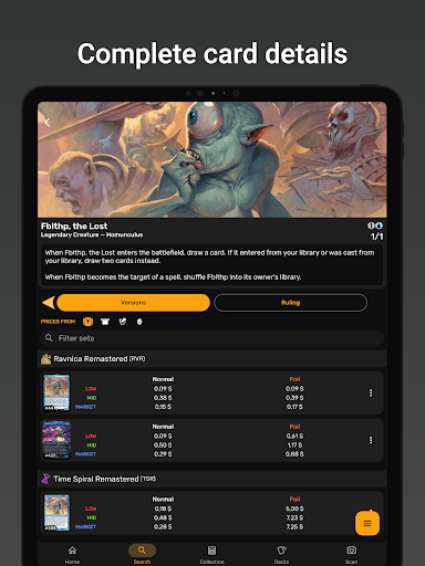 Screenshot of ManaBox