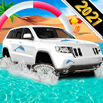 Cover Image of Descargar Beach Water Car Surfer Jeep 3d 1.07 APK