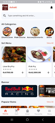 Android application Ashaki Grill & BBQ screenshort