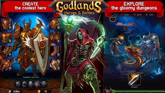 Godlands RPG - Fight for Thron Screenshot