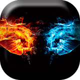 Fire and Water Live Wallpaper icon