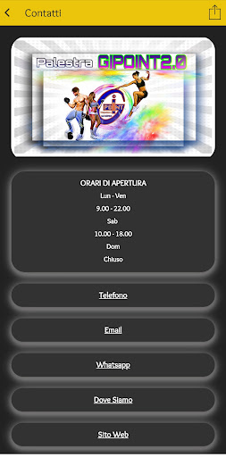 Android application Palestra Gipoint 2.0 screenshort